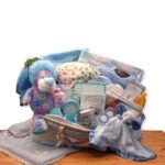 Precious Petals Deluxe Moses Carrier-Blue