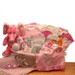 Precious Petals Deluxe Moses Carrier - Pink